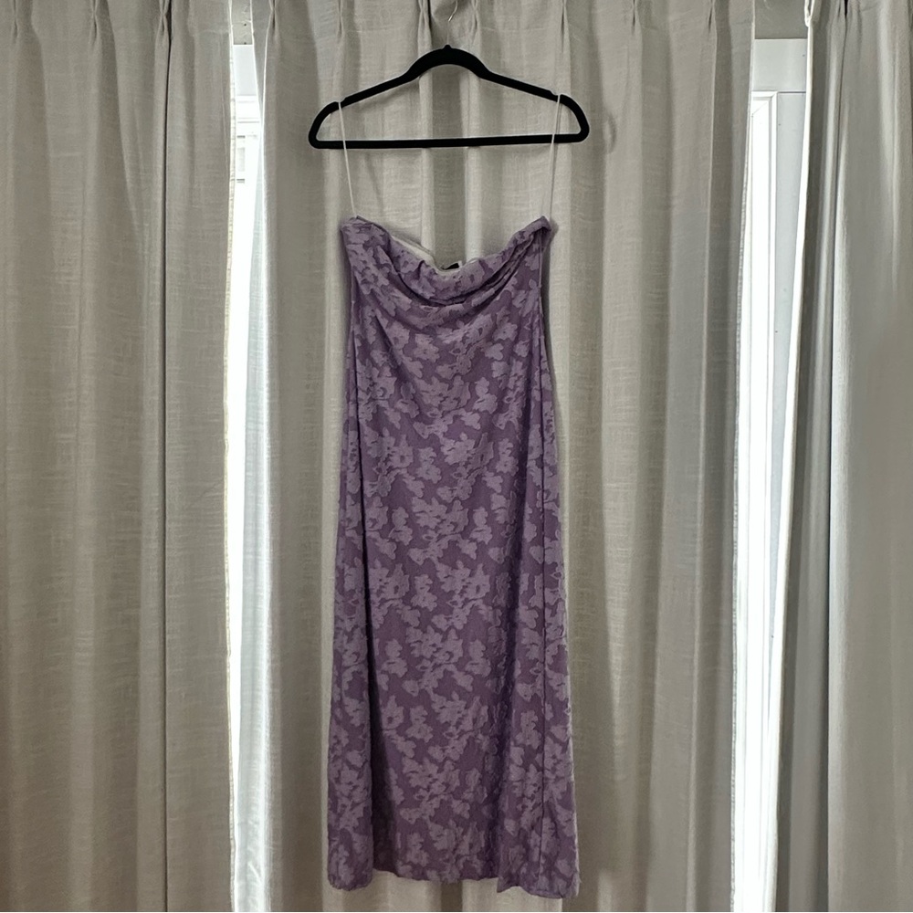 Hello Molly Lavender Textured Dress